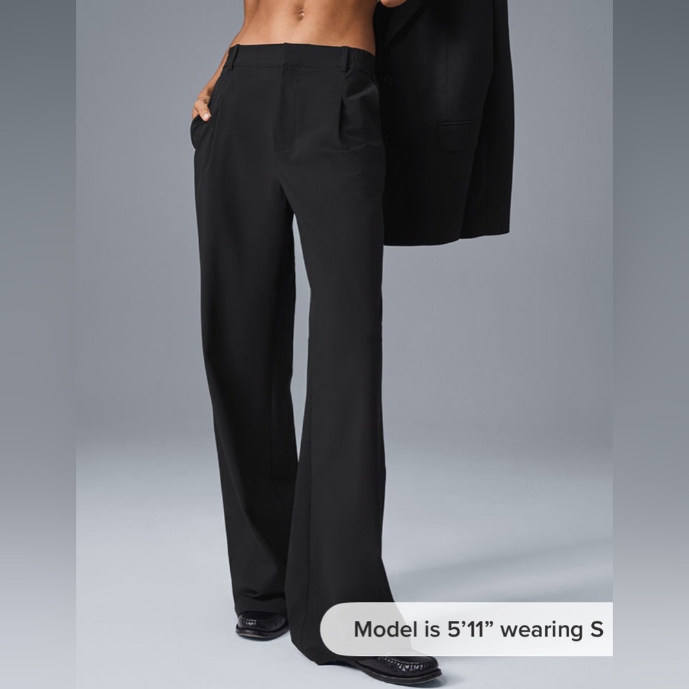 Black alo trouser pants